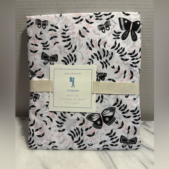 Pottery Barn Kids Other - Pottery Barn kids Vivienne twin sheet set NEW